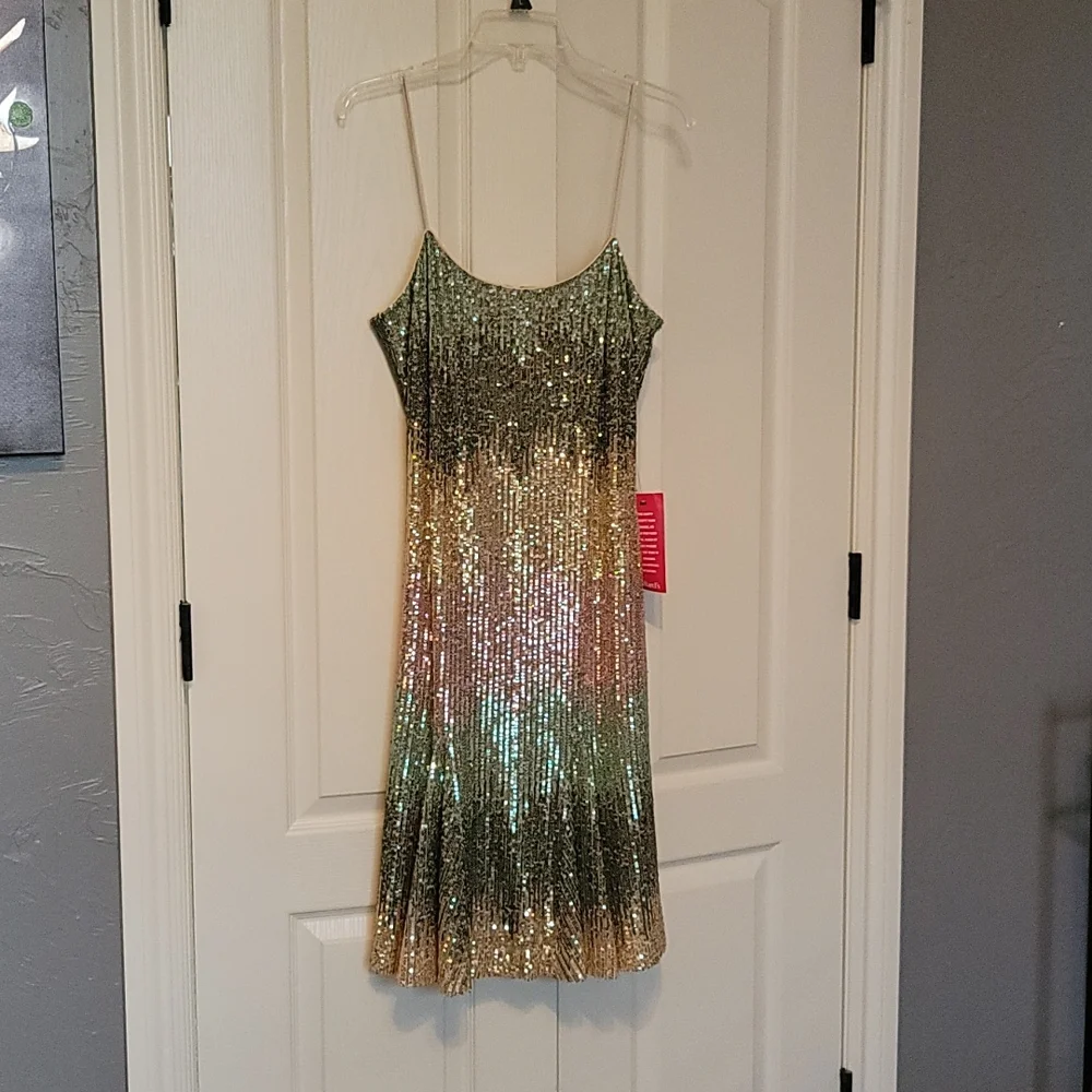 Sequin Dress sz 10 - Picture 1 of 4